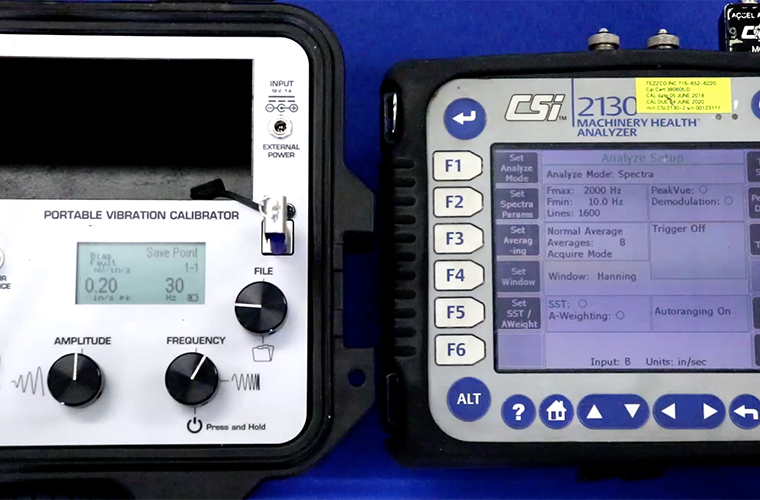 Vibration Analyzer and Meter Calibration